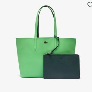 Lacoste Reversible Tote with Pouch